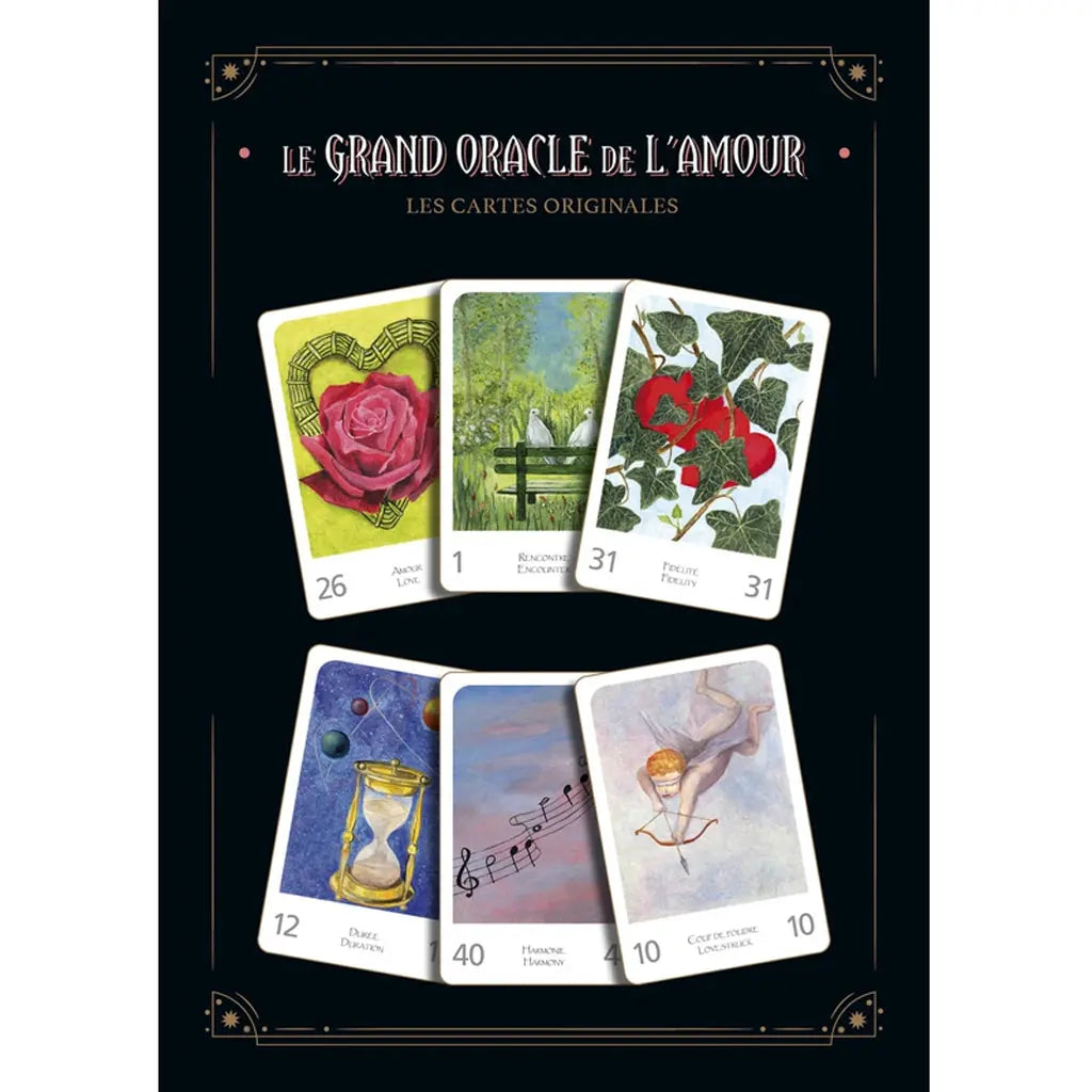 Le Grand Oracle de l'Amour - Coffret Noir Trajectoire Editions Trajectoire