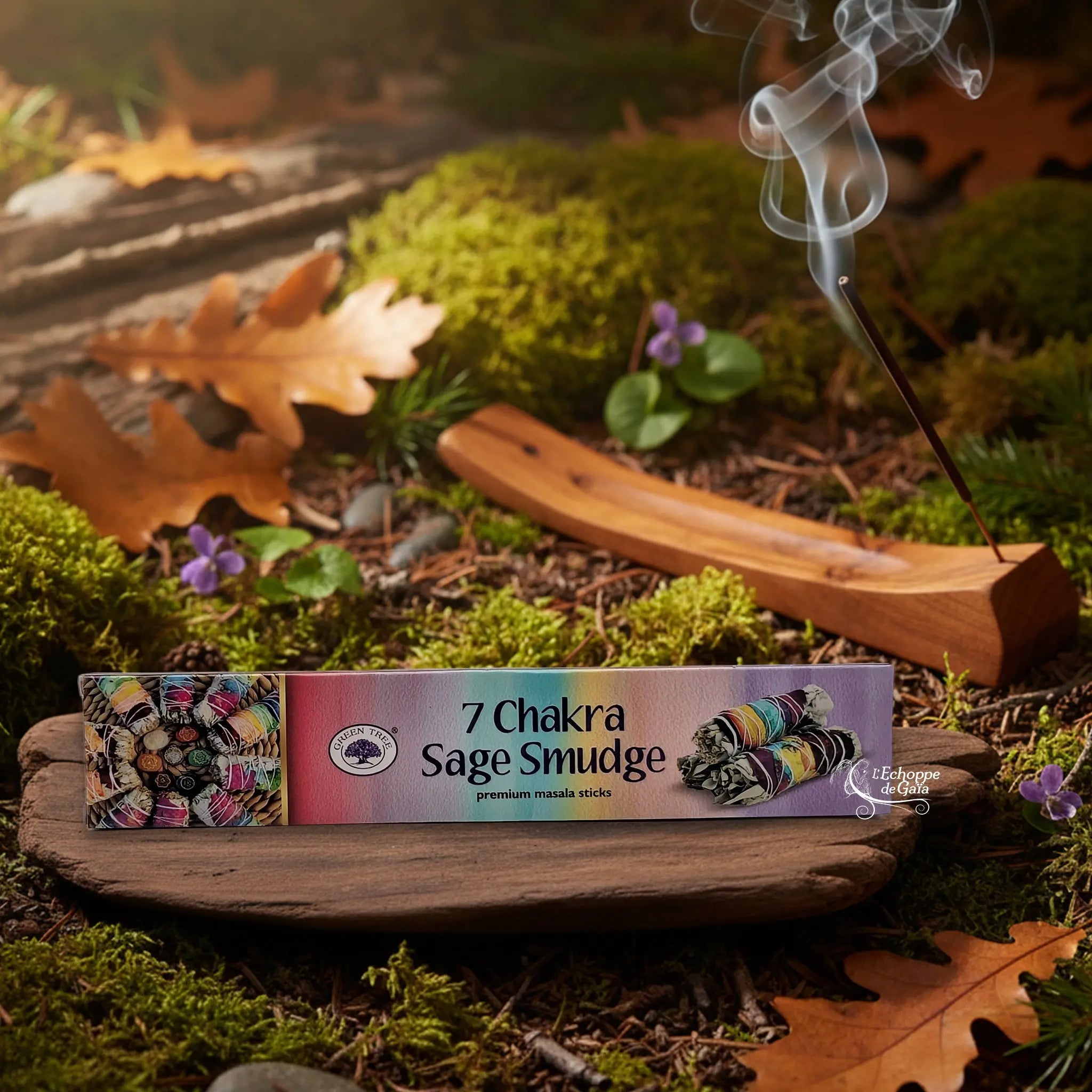 Encens Green Tree - 7 Chakra Smudge Sauge