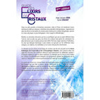 Quatrième de couverture du livre "Guide des élixirs de cristaux" avec résumé détaillé, prix de 28 € et code ISBN.