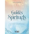 Guides Spirituels de Ted Andrews, sa couverture illustrant le titre en lettres bleues stylisées sur un fond de ciel vaporeux aux nuances azur et pêche, parcouru de fines lignes ondulées.