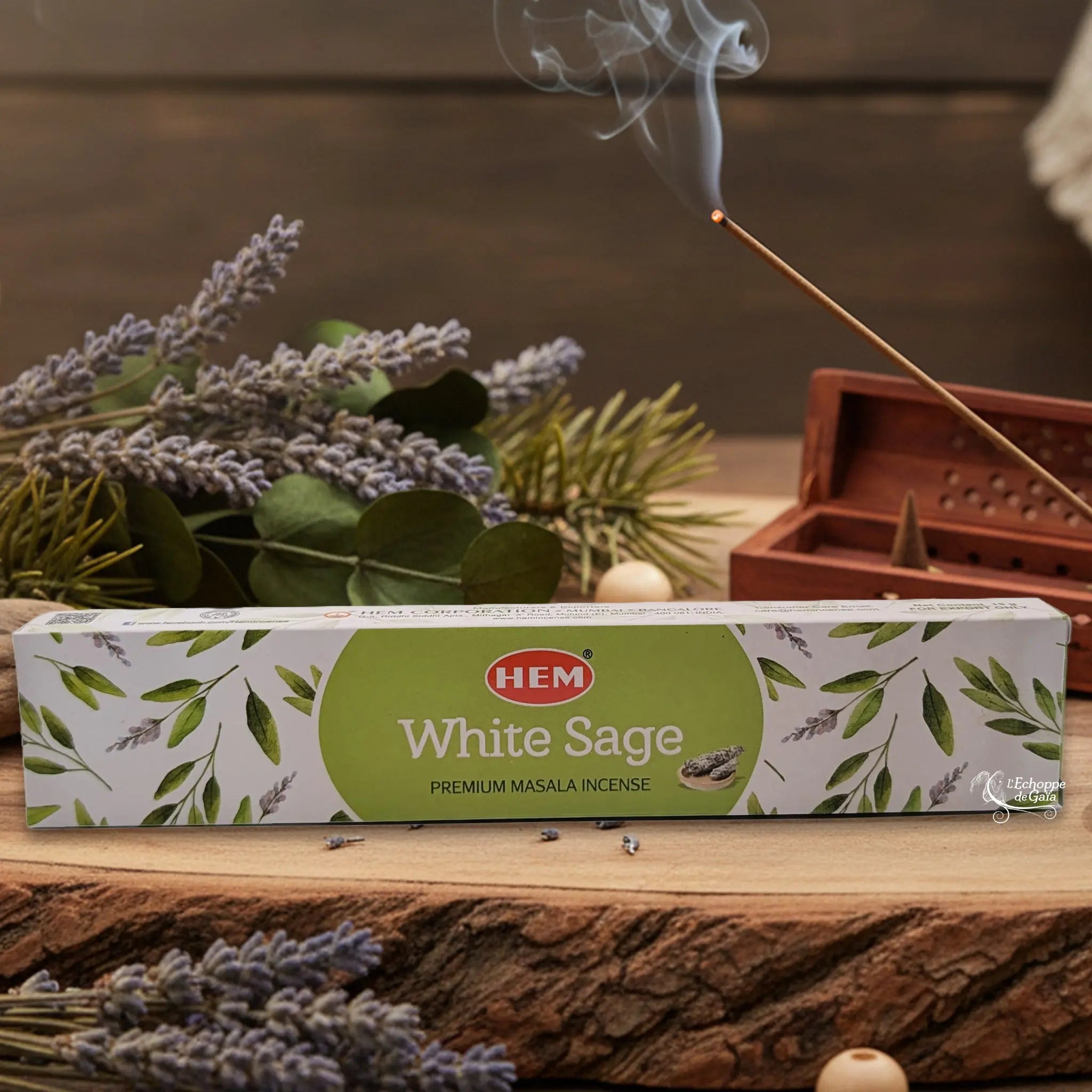 Encens Hem - Premium Masala Sauge Blanche White Sage HEM