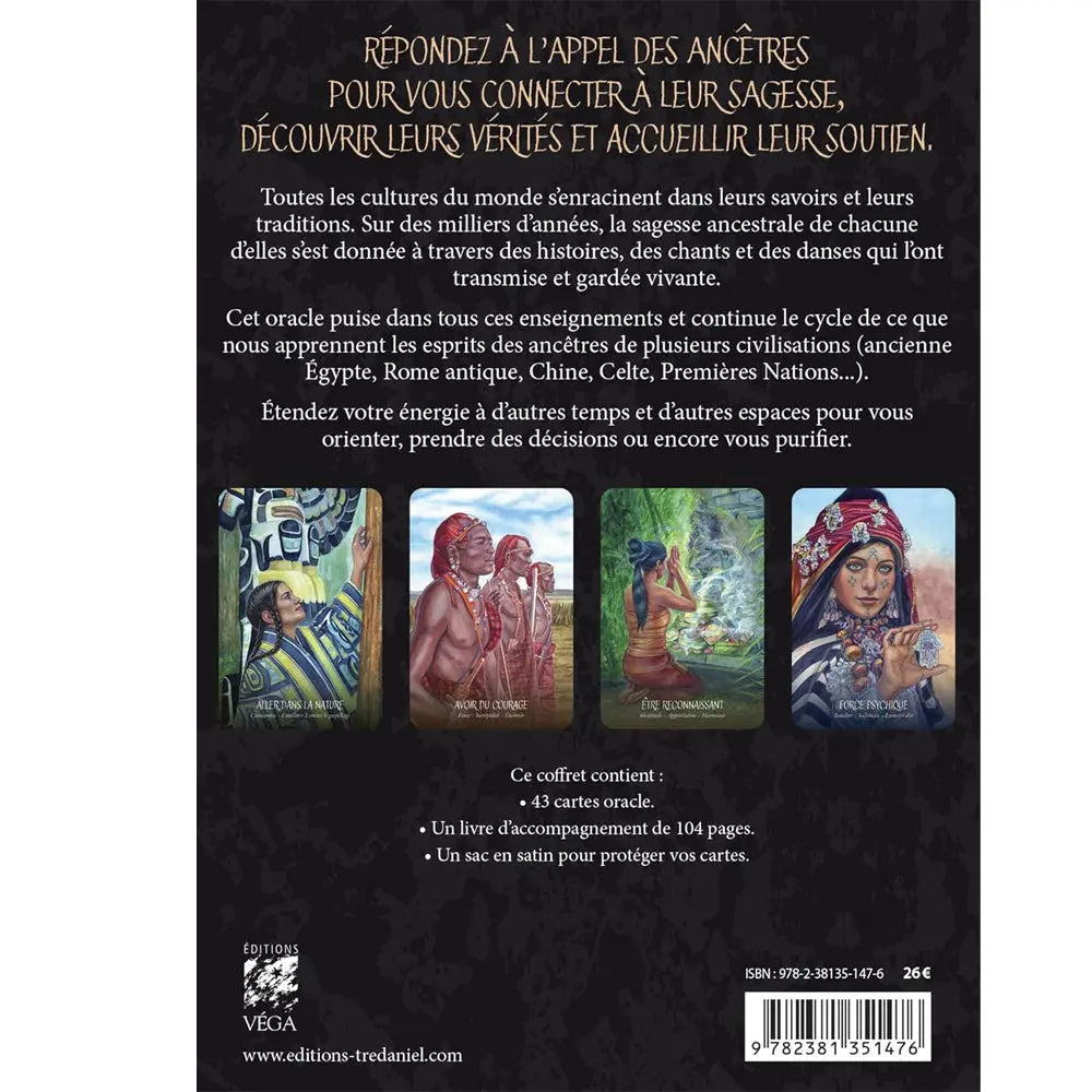 L'Oracle de l'Esprit des Ancêtres - Coffret 43 Cartes - Jade Sky Editions Vega