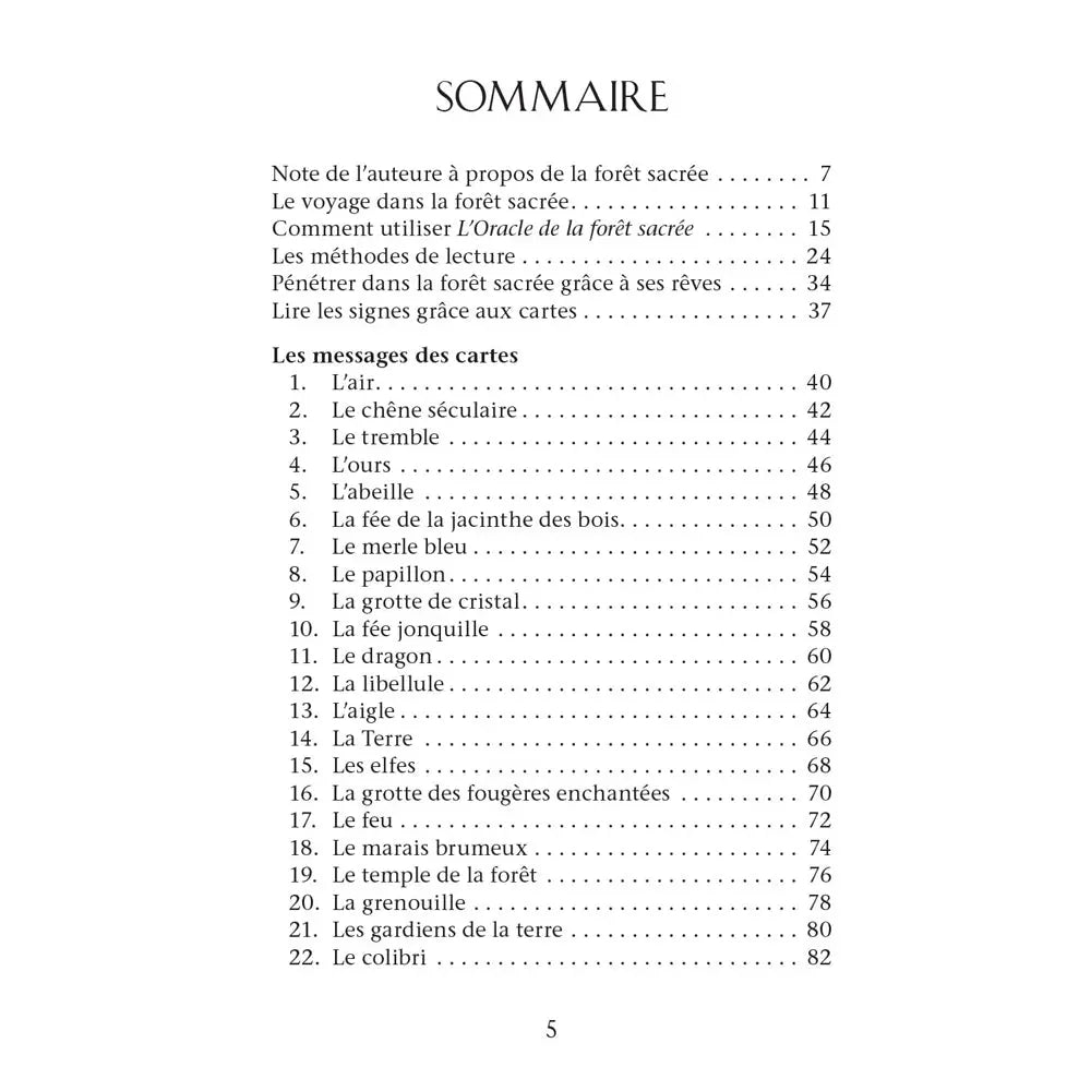 L'Oracle de la Forêt Sacrée - Denise Linn - Cartes oracles - Livre + 52 cartes Editions Exergue