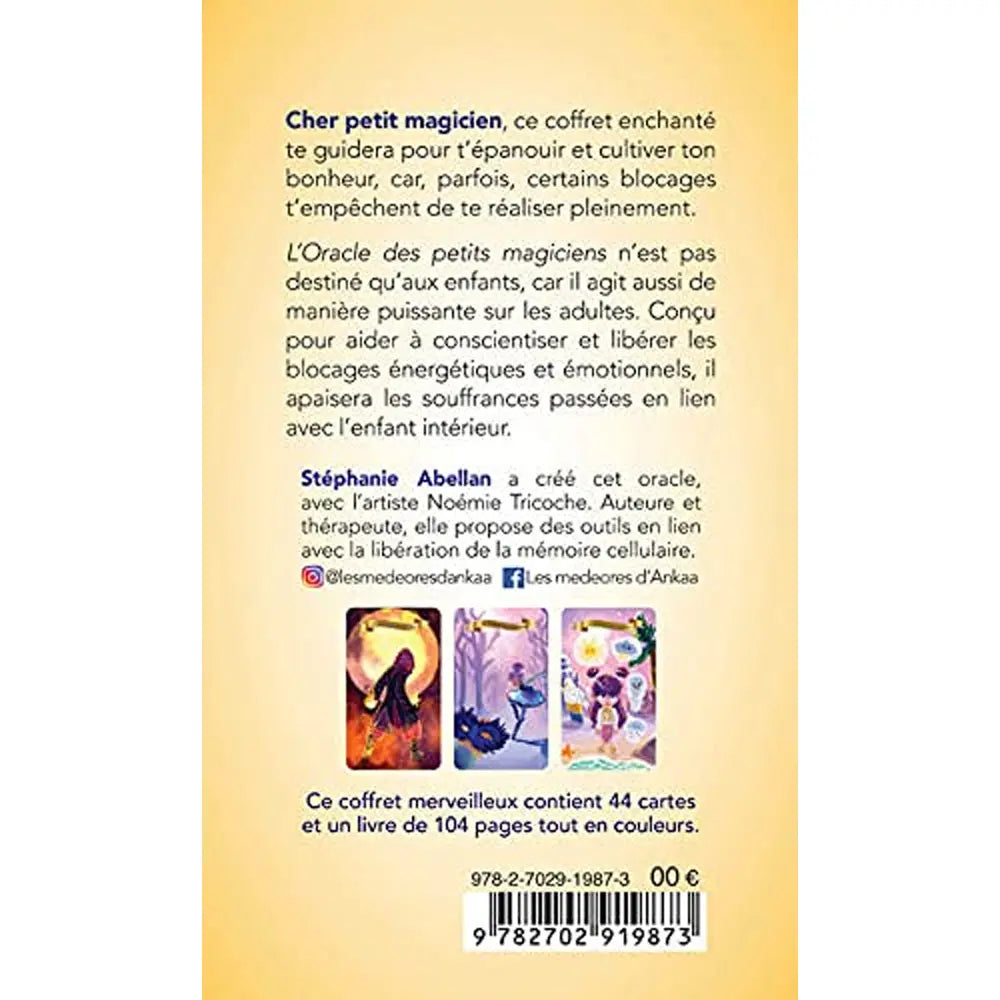 L'Oracle des Petits Magiciens - 44 Cartes Oracle - Stéphanie Abellan Le Courrier du Livre