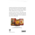 Dos du coffret L’Oracle du Chaman Mystique avec texte de présentation, visuel de trois cartes et informations (Éditions Véga, code-barres).