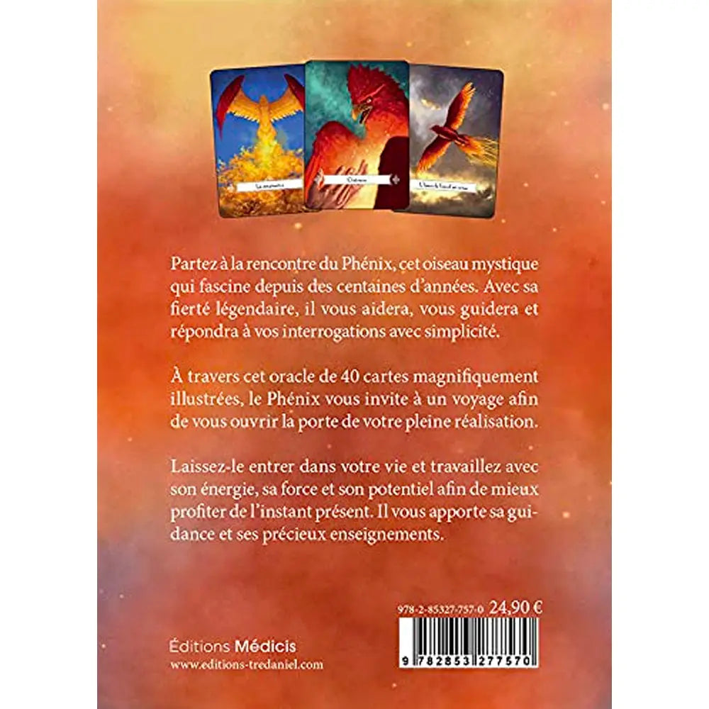 L'Oracle du Phénix - Damien Jacquemet - Coffret 40 Cartes Guy Trédaniel Editeur