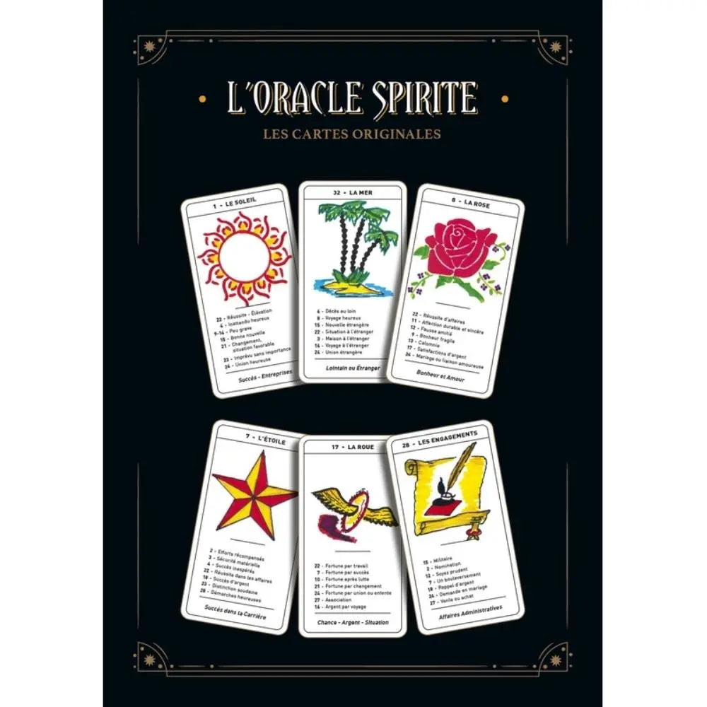 Oracle Spirite - Coffret Noir Trajectoire Editions Trajectoire