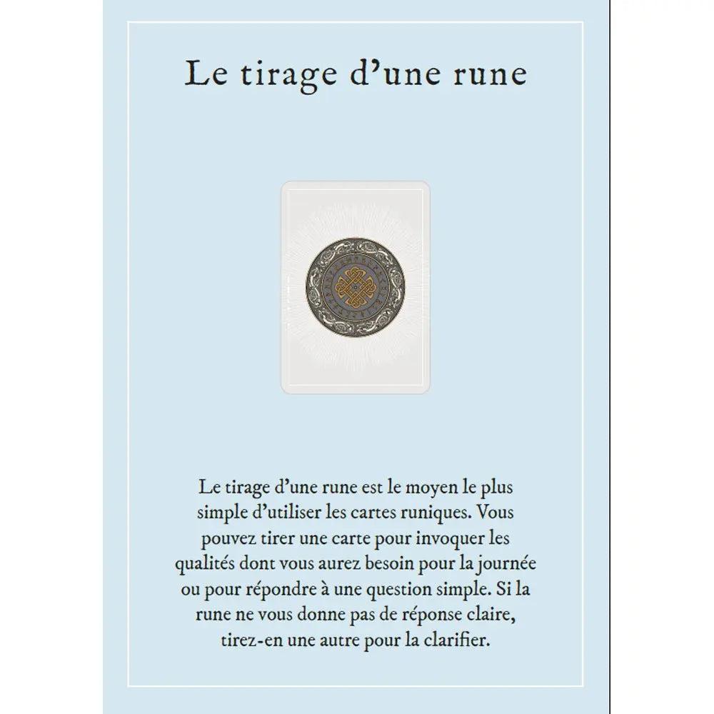 La Boîte des Runes - Coffret 36 Cartes Editions Vega