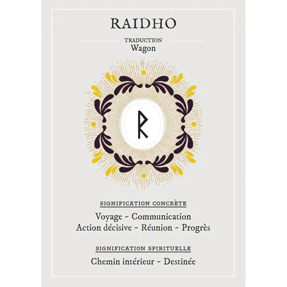 La Boîte des Runes - Coffret 36 Cartes Editions Vega