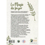 Quatrième de couverture du livre La Magie du foyer sur la sorcellerie de cuisine et les rituels du quotidien.