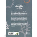 La Sorcellerie de l'Eau illustré par le verso de sa couverture présentant un résumé de l'ouvrage sur un fond bleu nuit aux motifs aquatiques.