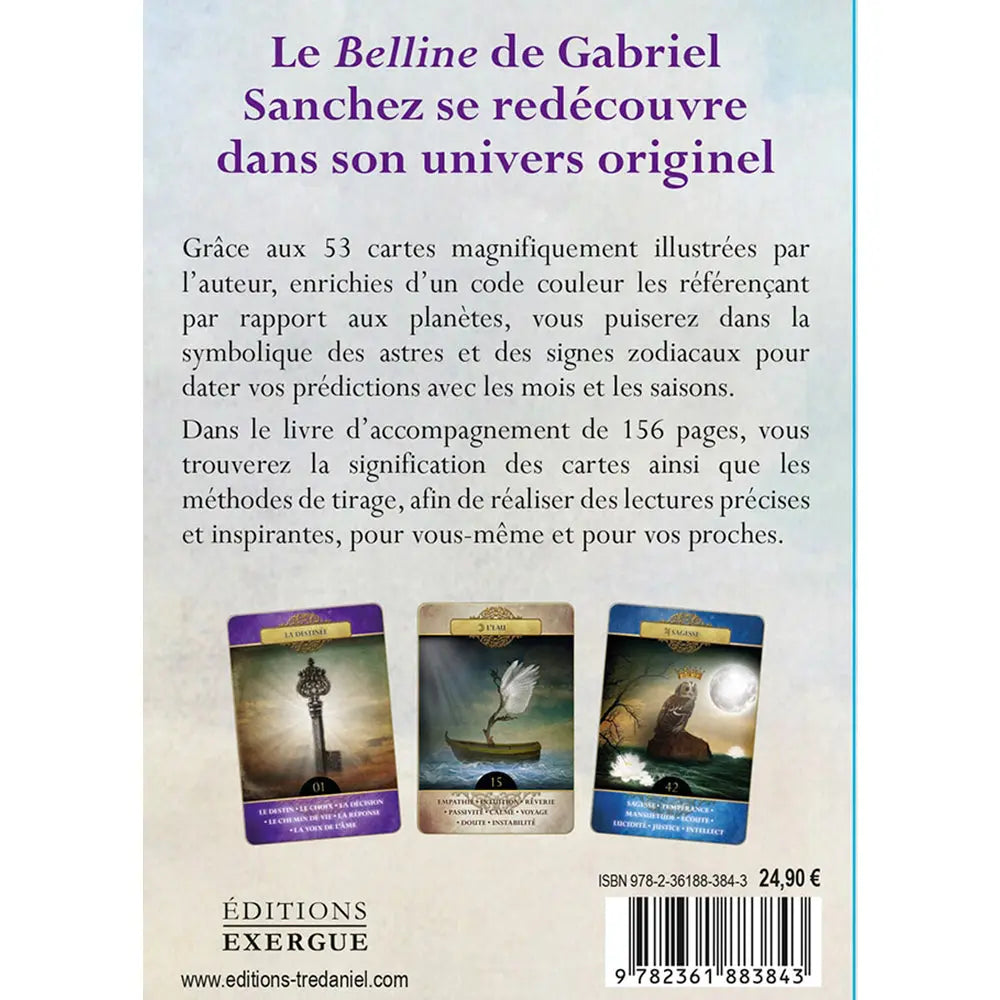 Le Belline - Oracle Divinatoire - Livre + 53 cartes Editions Exergue