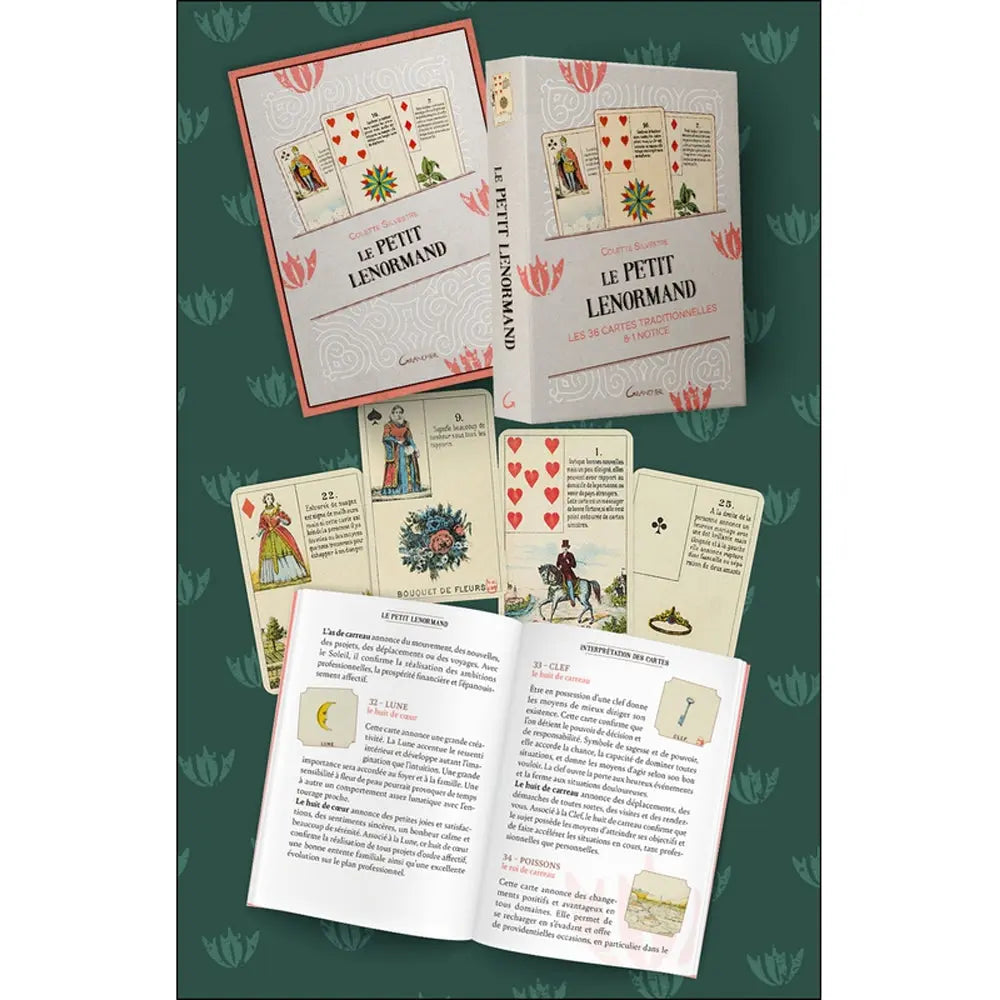 Le Petit Lenormand Coffret - 36 Cartes et Livret Editions Grancher