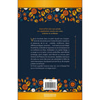 La quatrième de couverture du livre Petit Recueil de Neuvaines présente le résumé de l'ouvrage et le code-barres sur fond bleu foncé orné de fleurs.