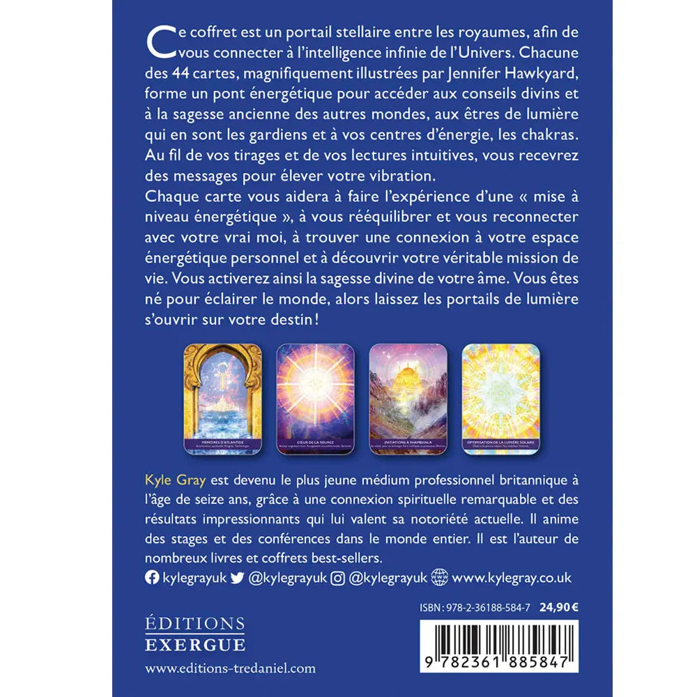 Le Portail de Lumière - Coffret 44 Cartes Kyle Gray Editions Exergue