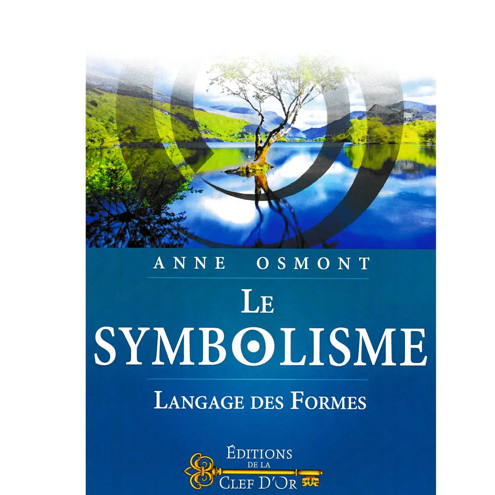 Le Symbolisme - Langage des Formes de René Osmont, illustré au centre par un dessin géométrique de cercles concentriques et d'un triangle, sur une couverture crème.