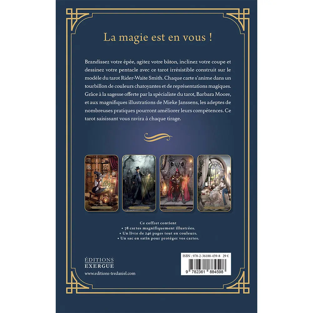 Le Tarot des Enchanteurs - Barbara Moore - Coffret 78 Cartes Editions Exergue