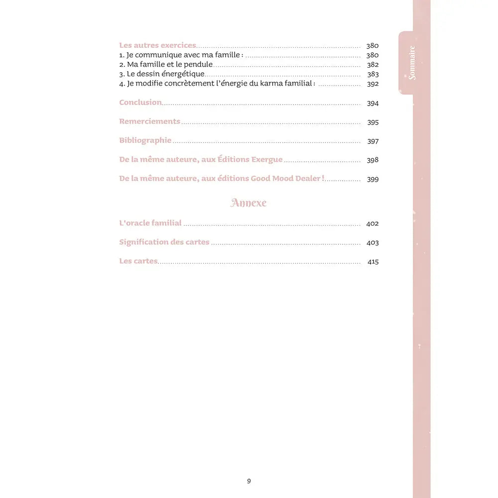 Le Guide du Karma Familial Tout part de Toi ! Isabelle Cerf Editions Exergue
