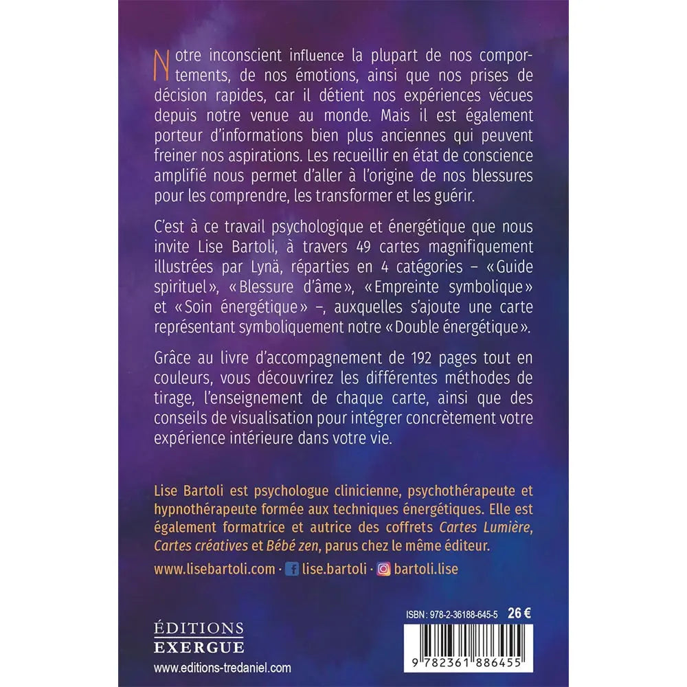 Les Cartes de Guérison Energétique - Lise Bartoli Editions Exergue