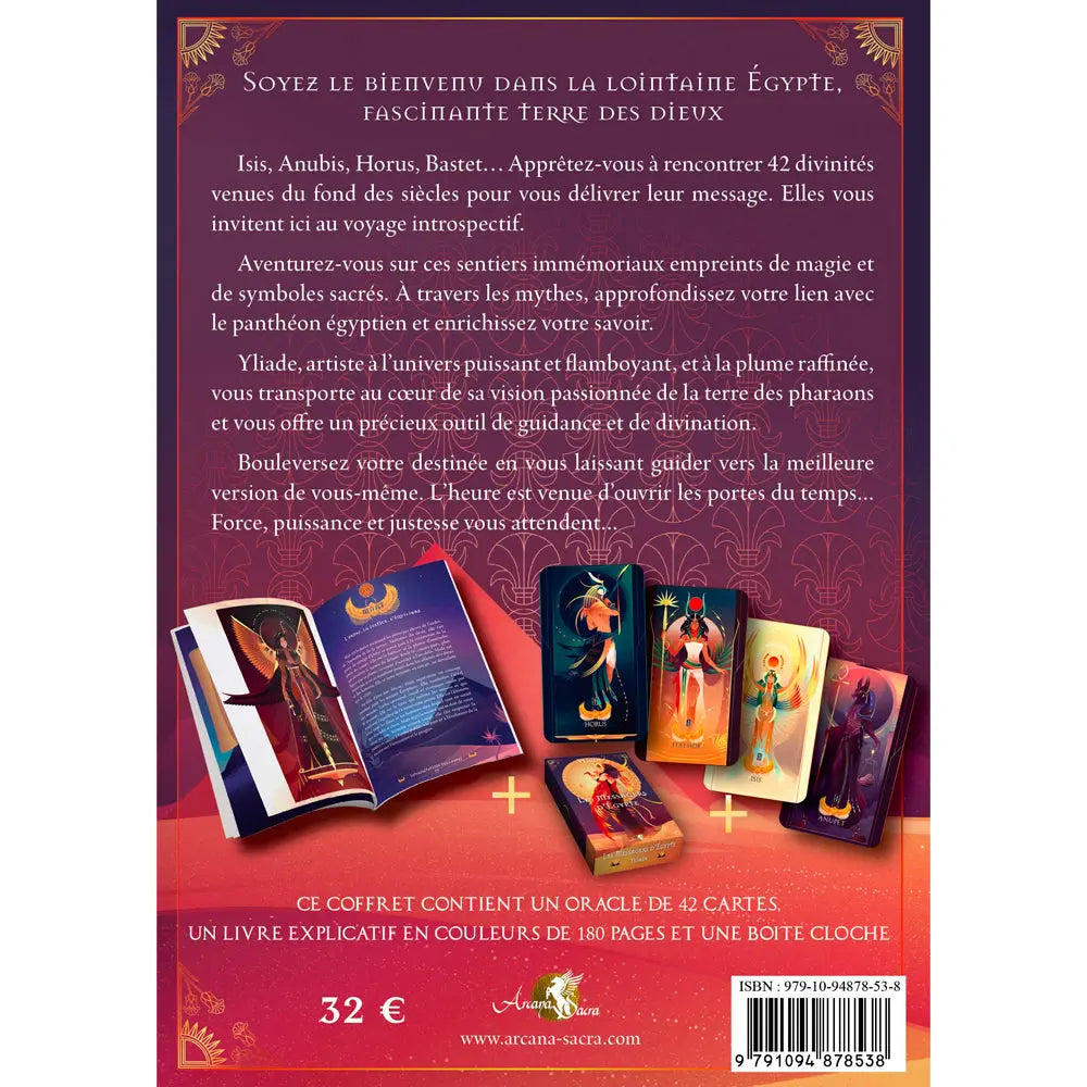 Les Messagers d'Egypte - Oracle - Yliade Editions Arcana Sacra