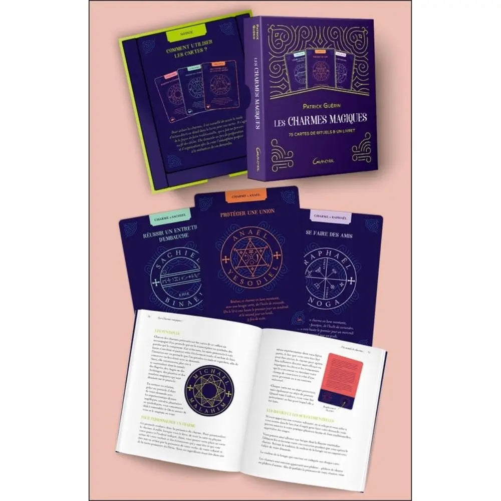 Coffret Granger Les Charmes Magiques - 75 Cartes de Rituels Editions Grancher
