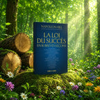 Couverture du livre La Loi du Succès en 16 Brèves Leçons de Napoleon Hill présentant un design sobre bleu marine avec des inscriptions dorées listant les 16 principes.