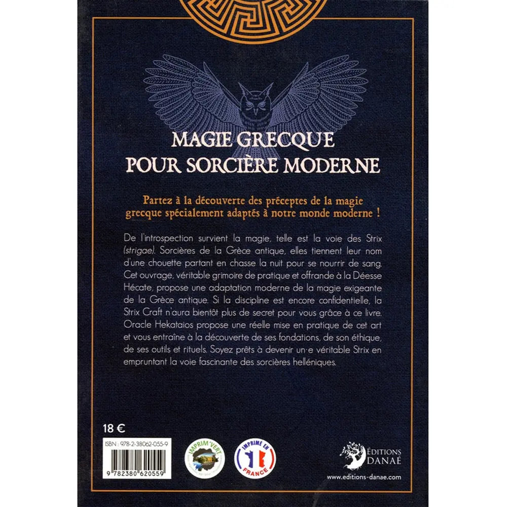 Magie Grecque pour Sorcière Moderne - Strix Craft Editions Danaé