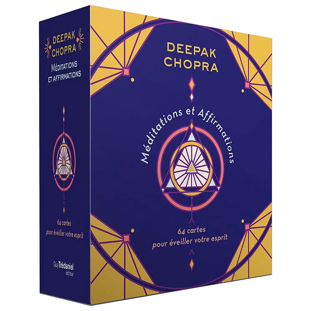 Méditations et Affirmations - Deepak Chopra - 64 Cartes Guy Trédaniel Editeur