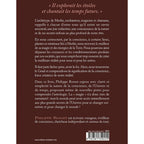 Quatrième de couverture du livre « Merlin – La magie de la conscience » : texte de présentation sur fond marron, citation en haut, biographie de l’auteur en bas et code-barres.