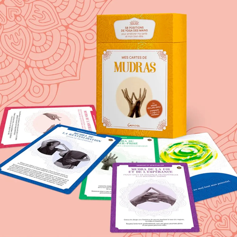 Mes Cartes de Mudras - 58 Positions de Yoga des Mains Editions Grancher