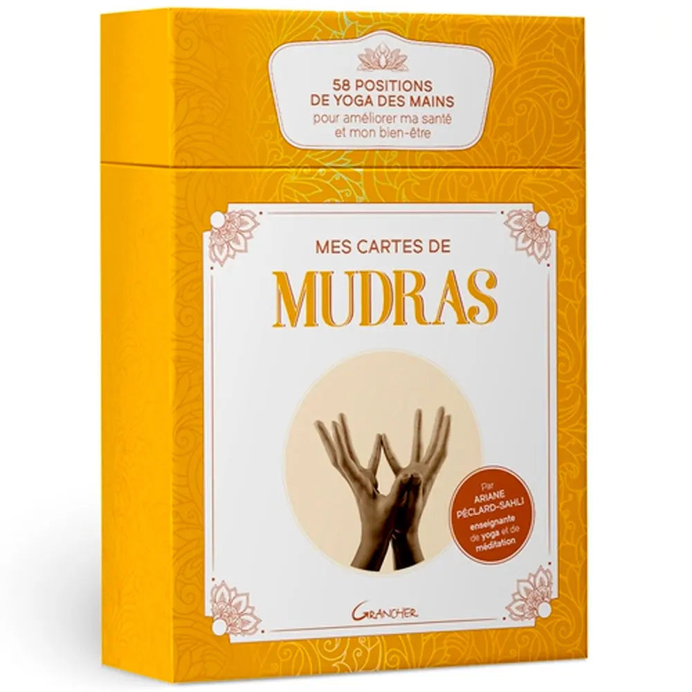 Mes Cartes de Mudras - 58 Positions de Yoga des Mains Editions Grancher