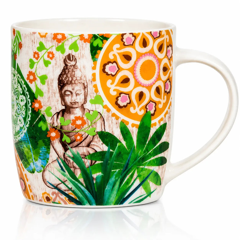 Mug Bouddha Nature Verte Infuseur à Thé