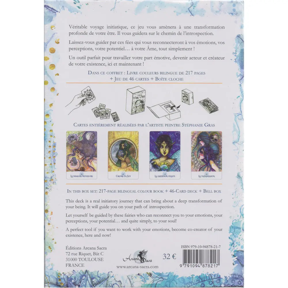 Oracle d'Âme à Âme -  Coffret Livre + 46 cartes + Boîte cloche Editions Arcana Sacra