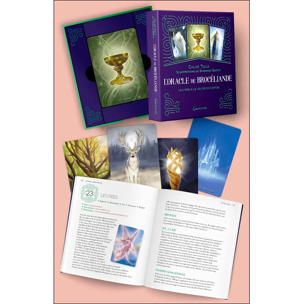 L'Oracle de Brocéliande - Coffret Grancher 53 Cartes Echoppe de Gaïa