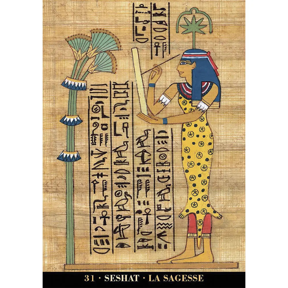 Oracle des Dieux Egyptiens - Silvana Alasia - Jeu 36 Cartes Guy Trédaniel Editeur