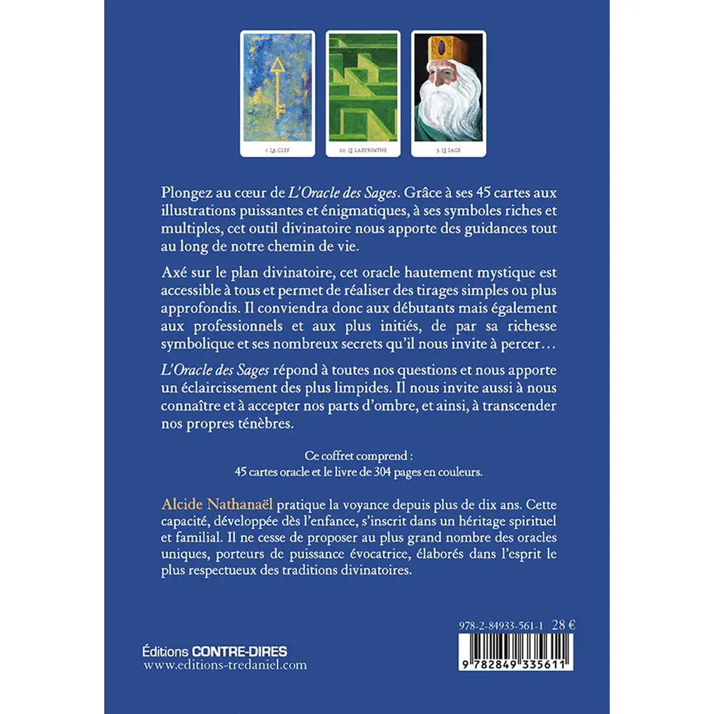 L'Oracle des Sages - Livre + 45 cartes Guy Trédaniel Editeur