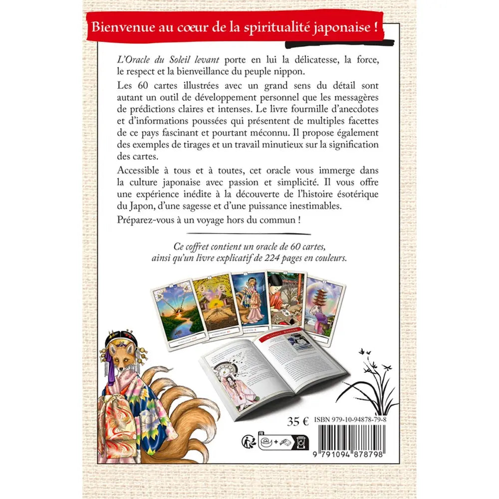 L'Oracle du Soleil Levant - Coffret 60 Cartes Editions Arcana Sacra
