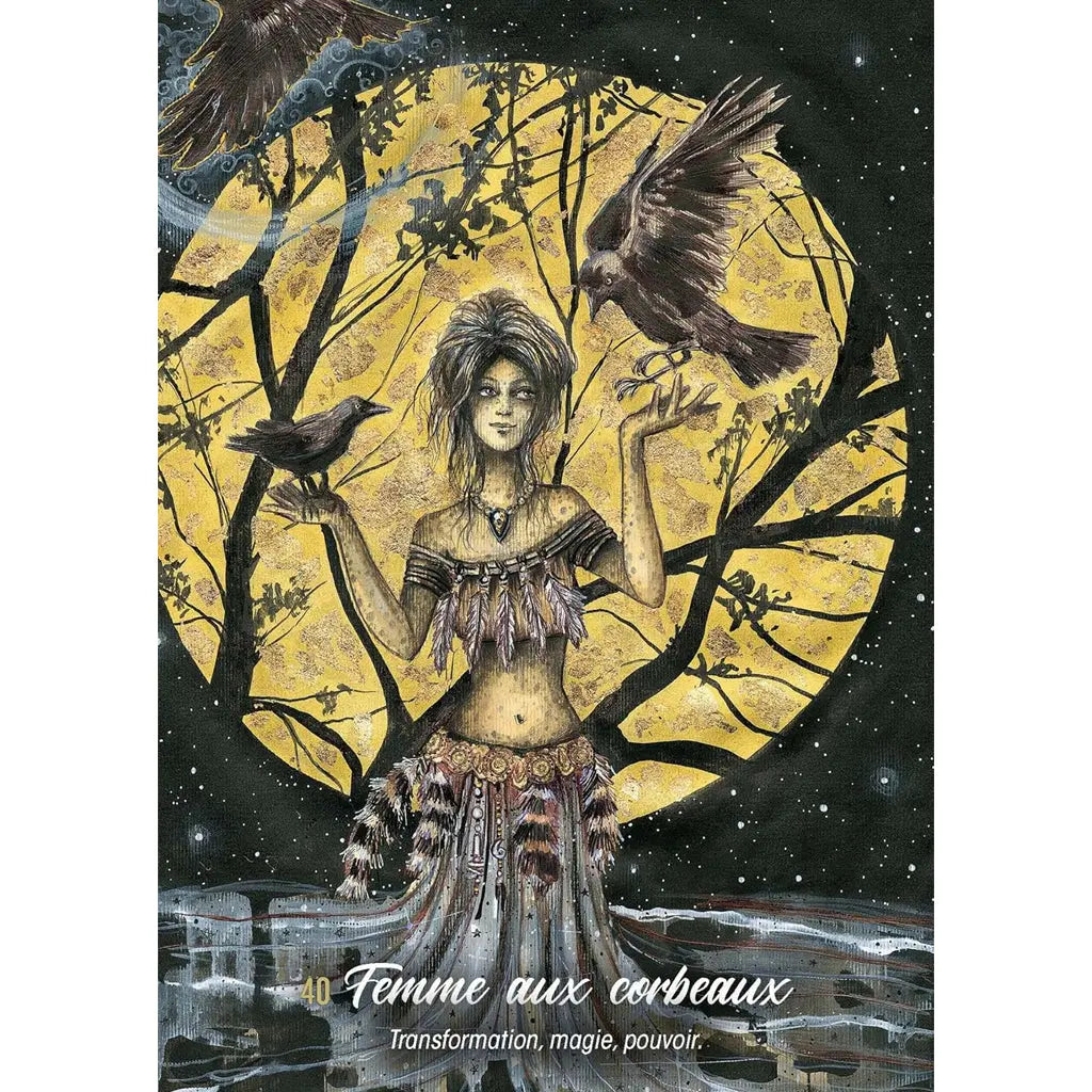 L'Oracle de la Sorcière Guérisseuse - Coffret 62 Cartes Arthémise Rose Editions Eyrolles