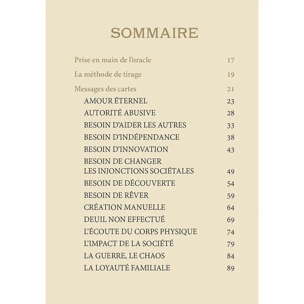 L'Oracle du Silence des Ames - Isabelle Cerf Editions Exergue