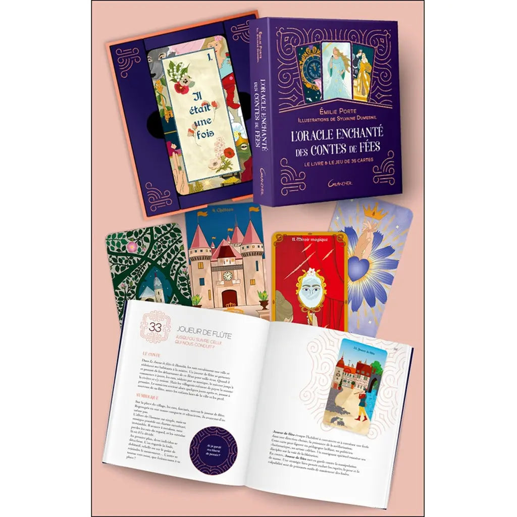 L'Oracle Enchanté des Contes de Fées Coffret - 36 Cartes et Livret Editions Grancher