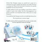 Le dos du coffret Petit Lenormand Prophétique présente le texte de description, le prix, le code-barres et un aperçu des cartes et du livret.