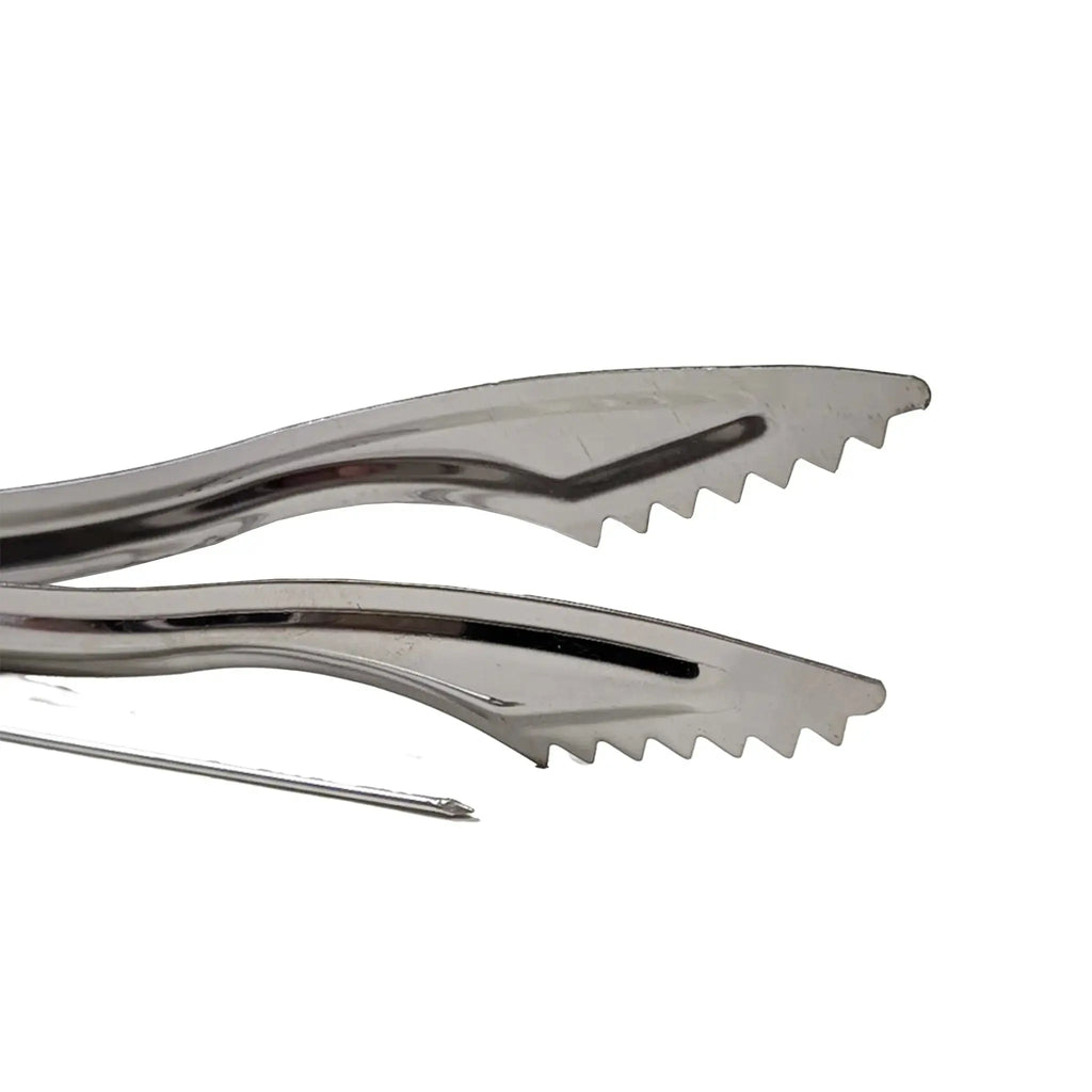 Pince Argentée à Charbons Ardents - Wings 16 cm Echoppe de Gaïa
