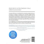 La quatrième de couverture du livre affiche le résumé sur fond blanc, un macaron bleu « INCLUS » en bas à gauche et un code-barres.
