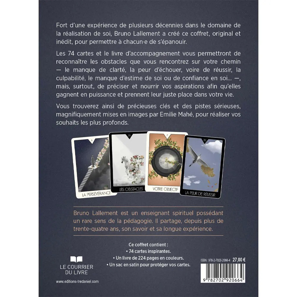 Réalise ton Aspiration - Bruno Lallement - Coffret 74 Cartes Le Courrier du Livre