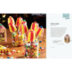 Double page du livre de recettes Harry Potter présentant la recette des "Pop Cakes multisaveurs" inspirés des Dragées surprises de Bertie Crochue.