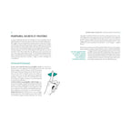 Pages du guide Runes pour débutants présentant une section d’introduction sur les runes, avec citation en vert et dessin d’un doigt sur les lèvres.