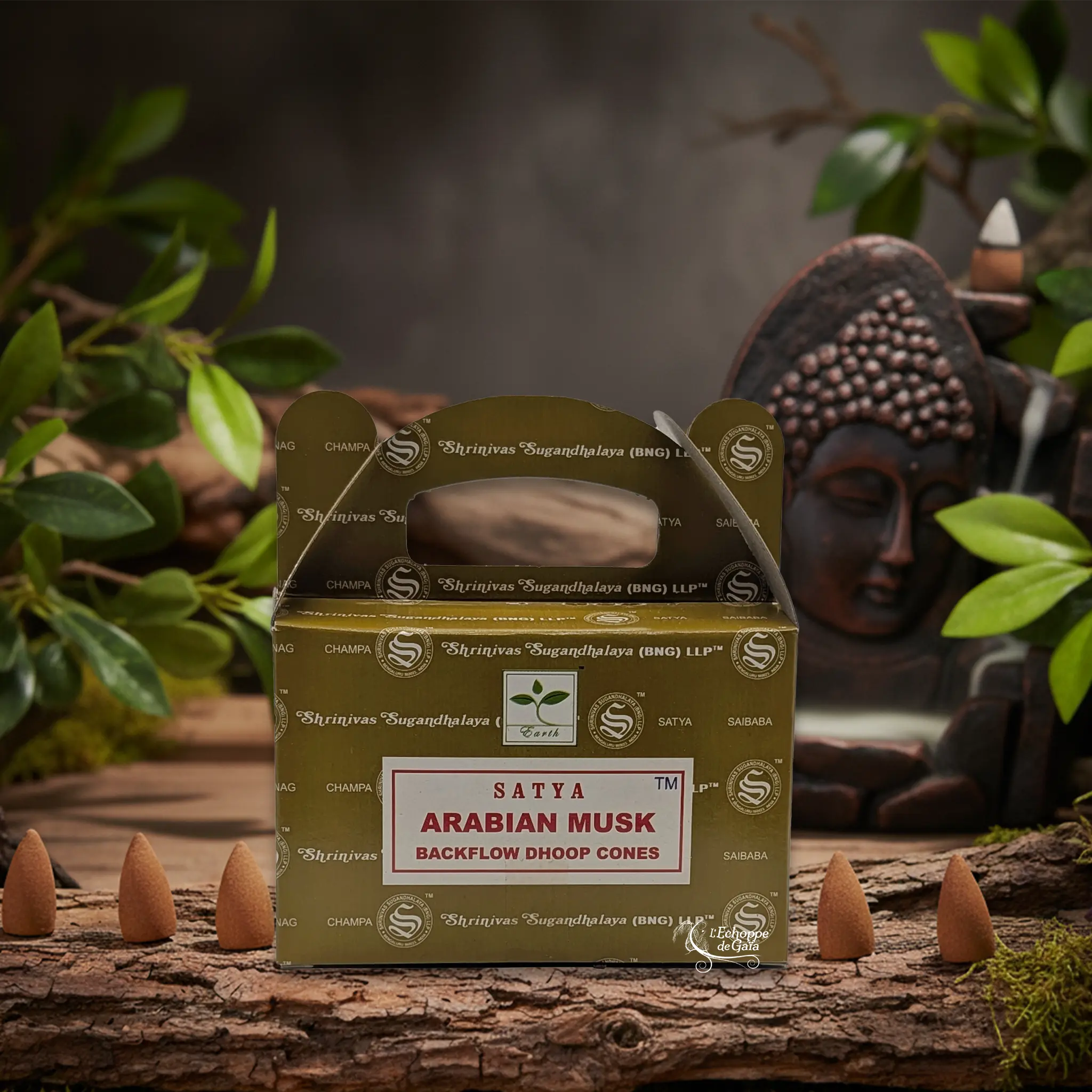 Encens Satya Backflow Arabian Musk Satya Shrinivas Sugandhalaya