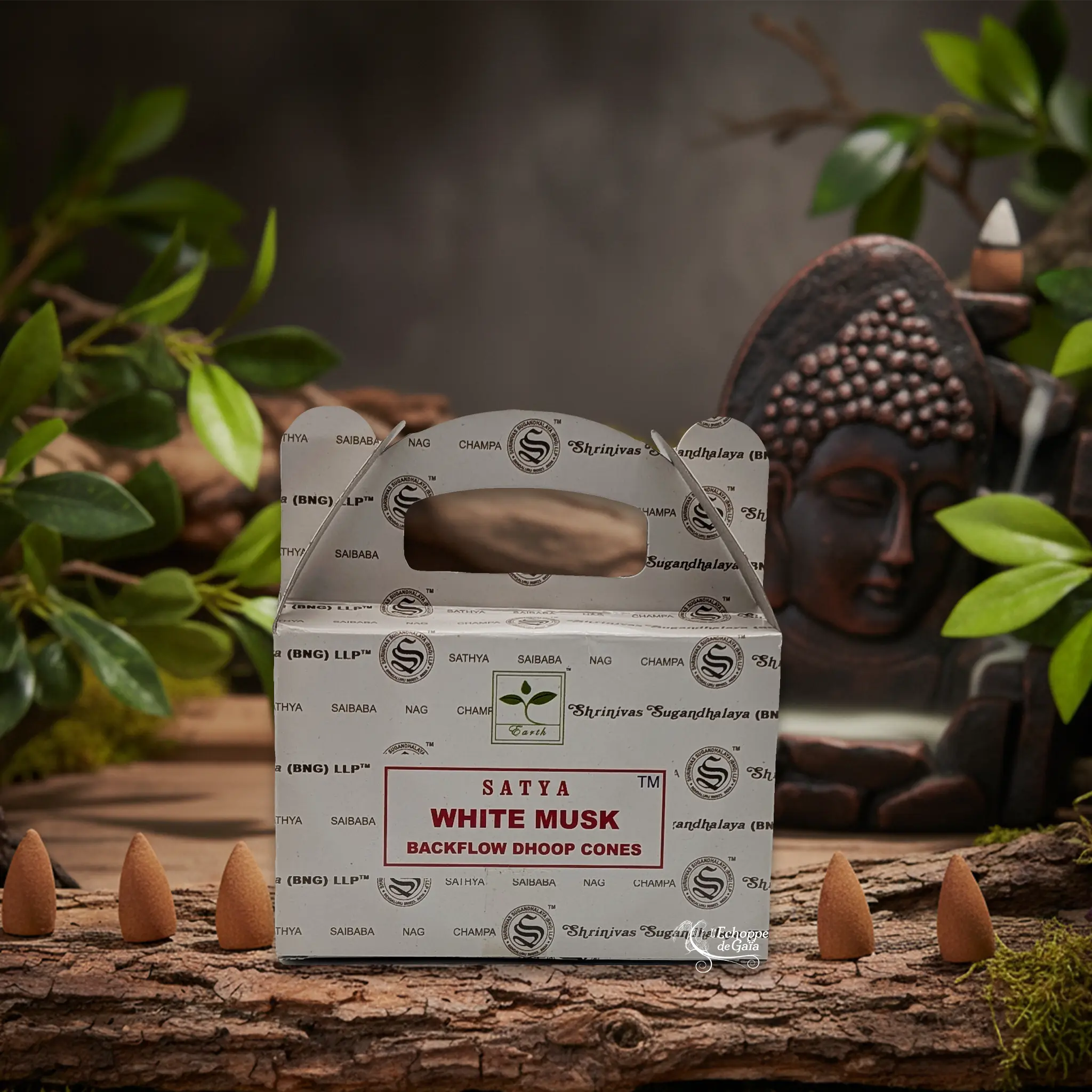Encens Satya Backflow White Musk Satya Shrinivas Sugandhalaya