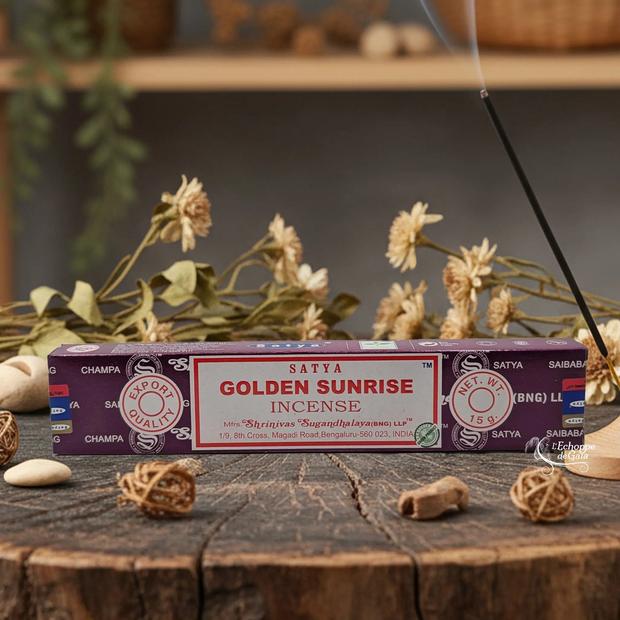 Encens Satya Golden Sunrise Satya Shrinivas Sugandhalaya