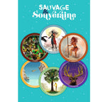 Sauvage  et  Souveraine - Coffret 42 Cartes Rondes - Patricia Olive Editions Grancher
